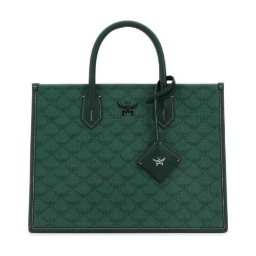 Canvas Himmel Winkelmand MCM , Green , Dames