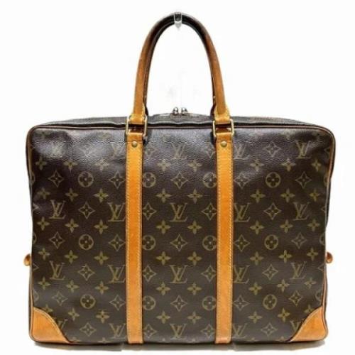 Pre-owned Fabric louis-vuitton-bags Louis Vuitton Vintage , Brown , Da...