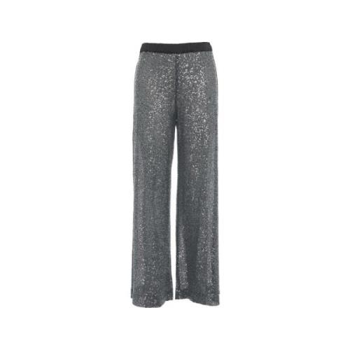 Zilveren Broek Aw24 Dameskleding Ottod'Ame , Gray , Dames