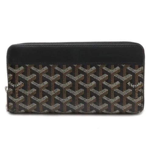 Pre-owned Leather wallets Goyard Vintage , Brown , Dames