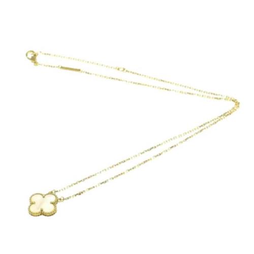 Pre-owned Yellow Gold necklaces Van Cleef & Arpels Pre-owned , Yellow ...