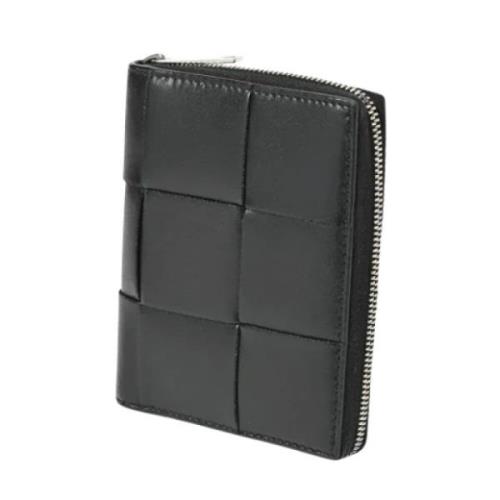 Pre-owned Leather wallets Bottega Veneta Vintage , Black , Dames