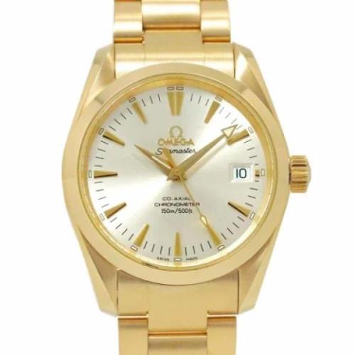 Pre-owned Yellow Gold watches Omega Vintage , Gray , Heren