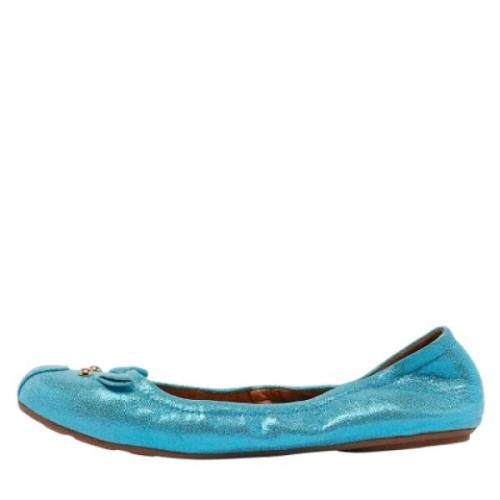 Pre-owned Suede flats Marc Jacobs Pre-owned , Blue , Dames