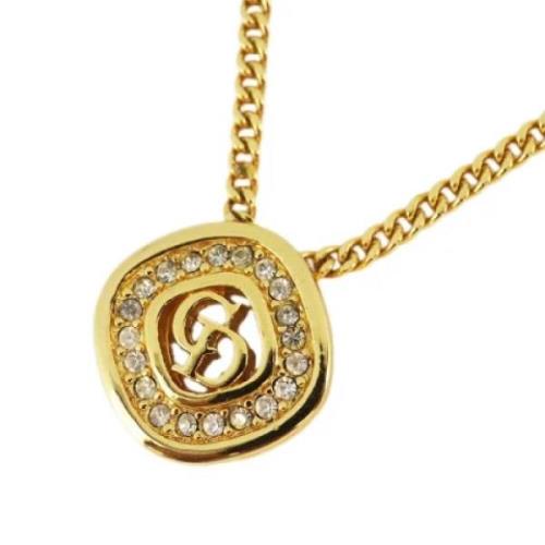 Pre-owned Metal dior-jewelry Dior Vintage , Yellow , Dames