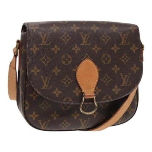 Pre-owned Canvas louis-vuitton-bags Louis Vuitton Vintage , Brown , Da...