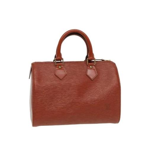 Pre-owned Leather handbags Louis Vuitton Vintage , Brown , Dames