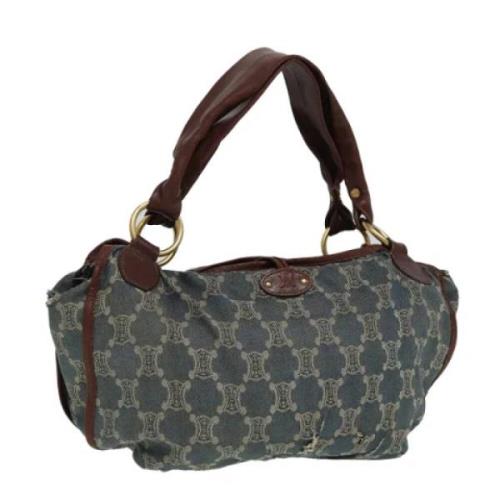 Pre-owned Canvas celine-bags Celine Vintage , Blue , Dames