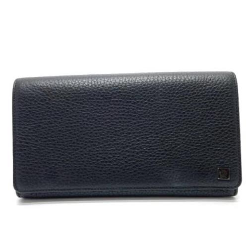 Pre-owned Leather wallets Dunhill Pre-owned , Black , Heren