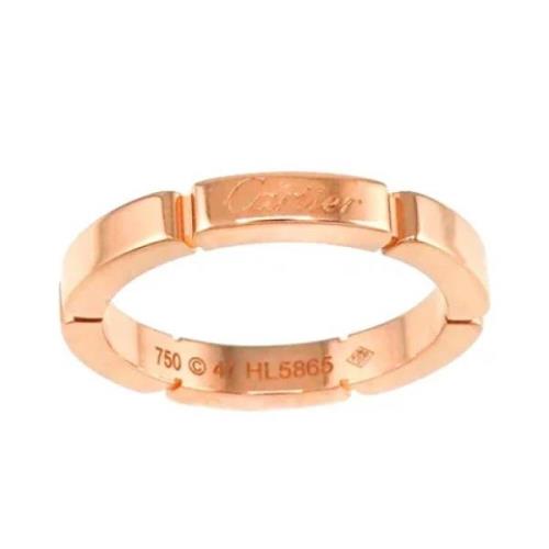 Pre-owned Rose Gold rings Cartier Vintage , Yellow , Dames