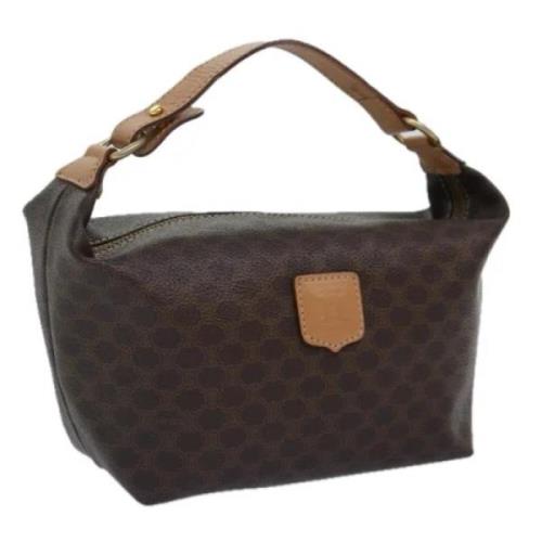 Pre-owned Leather handbags Celine Vintage , Brown , Dames