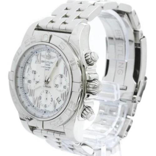 Pre-owned Stainless Steel watches Breitling Pre-owned , White , Heren