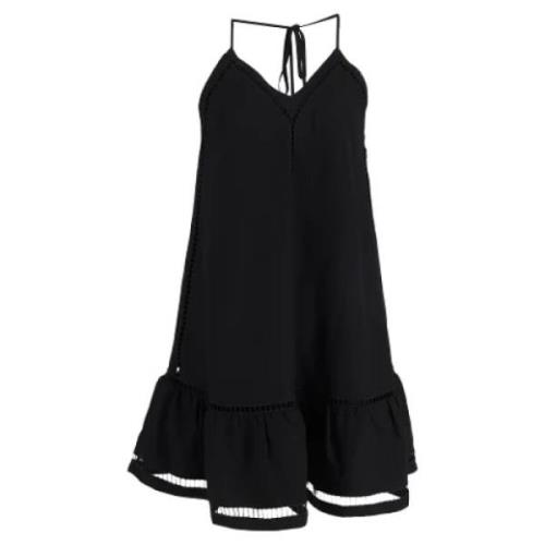 Pre-owned Polyester dresses Valentino Vintage , Black , Dames