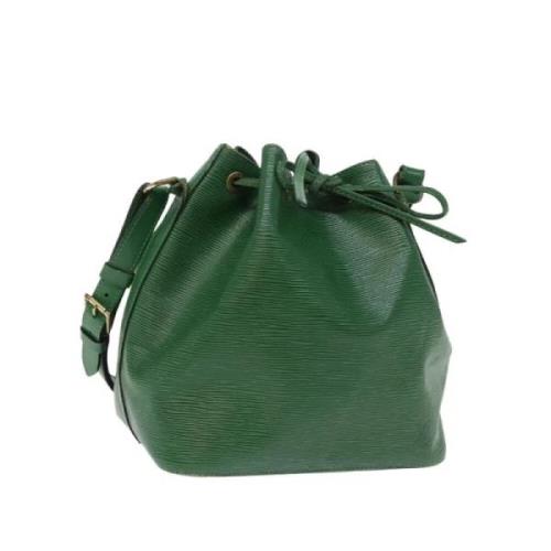 Pre-owned Leather louis-vuitton-bags Louis Vuitton Vintage , Green , D...