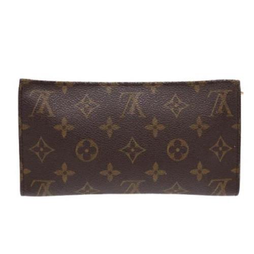 Pre-owned Canvas pouches Louis Vuitton Vintage , Brown , Dames