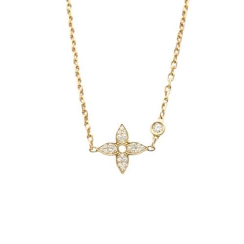 Pre-owned Rose Gold necklaces Louis Vuitton Vintage , Yellow , Dames