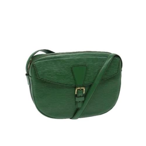 Pre-owned Leather louis-vuitton-bags Louis Vuitton Vintage , Green , D...