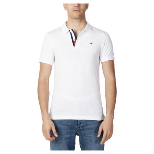 Wit Polo met knoopsluiting Tommy Hilfiger , White , Heren