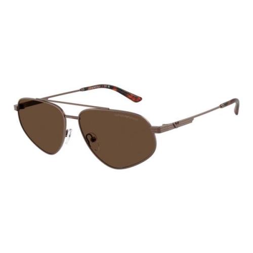 Zonnebril Ea2156 Stijl 300673 Emporio Armani , Brown , Heren