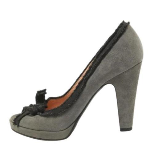 Pre-owned Suede heels Marc Jacobs Pre-owned , Gray , Dames