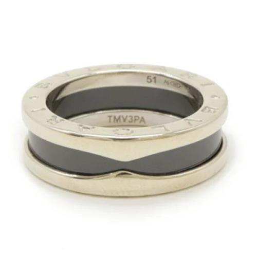 Pre-owned Silver rings Bvlgari Vintage , Gray , Dames