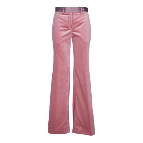 Roze fluwelen broek Asymmetrische sluiting PS By Paul Smith , Pink , D...