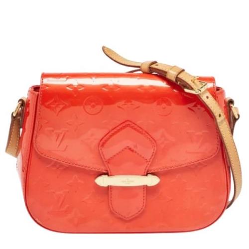 Pre-owned Leather louis-vuitton-bags Louis Vuitton Vintage , Red , Dam...