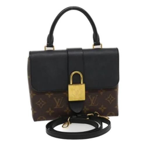 Pre-owned Canvas shoulder-bags Louis Vuitton Vintage , Black , Dames