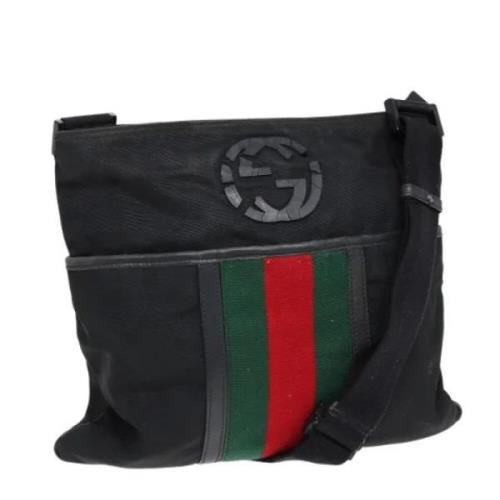 Pre-owned Nylon gucci-bags Gucci Vintage , Black , Dames