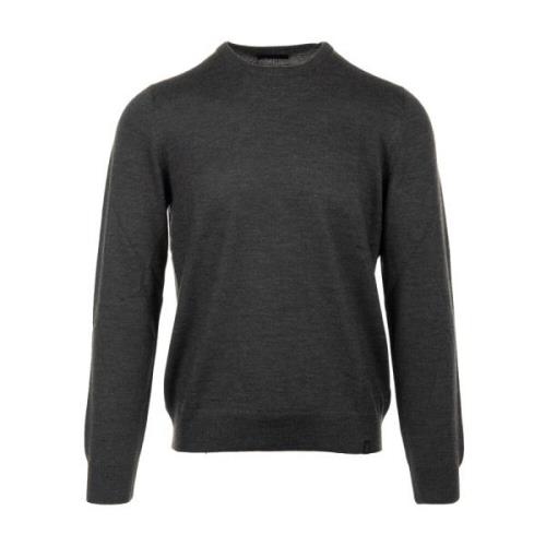 Grijze Sweater Maglia Stijl Fay , Gray , Heren