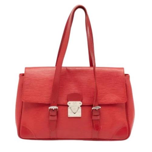 Pre-owned Leather louis-vuitton-bags Louis Vuitton Vintage , Red , Dam...