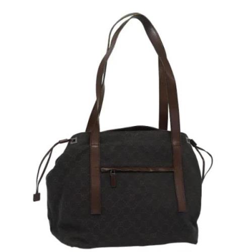 Pre-owned Canvas gucci-bags Gucci Vintage , Brown , Dames