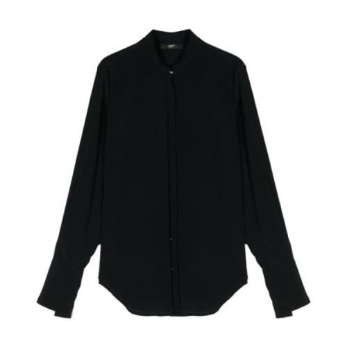 Casual overhemden voor mannen en vrouwen Seventy , Black , Dames