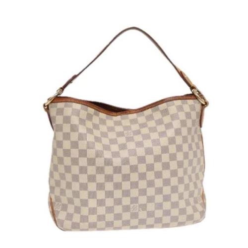 Pre-owned Canvas louis-vuitton-bags Louis Vuitton Vintage , White , Da...