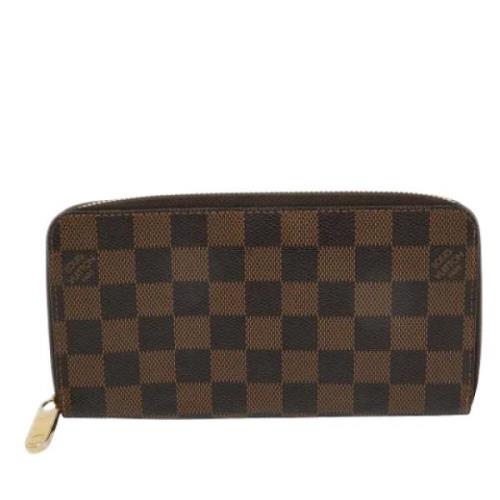 Pre-owned Canvas wallets Louis Vuitton Vintage , Brown , Dames