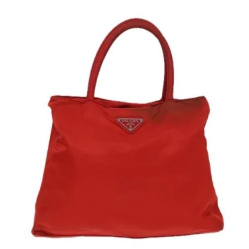 Pre-owned Nylon totes Prada Vintage , Red , Dames