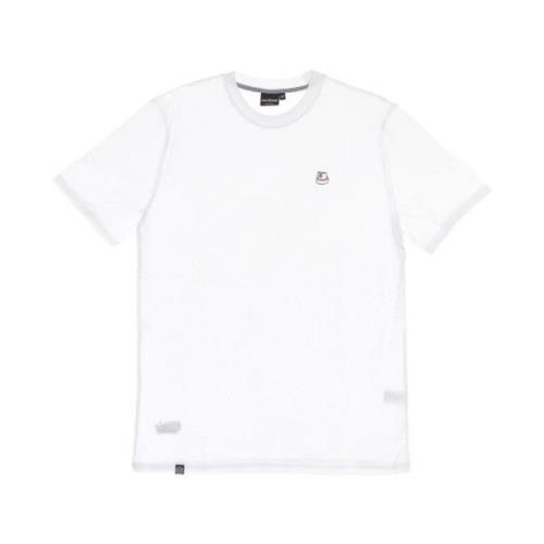 Witte Tee met Geborduurd Logo Dolly Noire , White , Heren