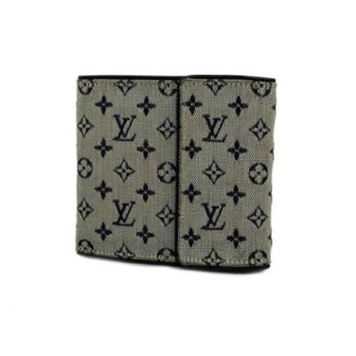 Pre-owned Fabric wallets Louis Vuitton Vintage , Blue , Dames