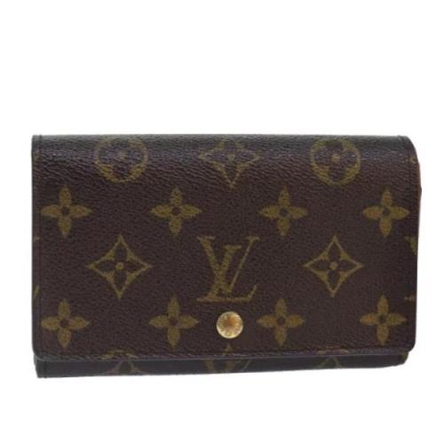 Pre-owned Canvas wallets Louis Vuitton Vintage , Brown , Dames