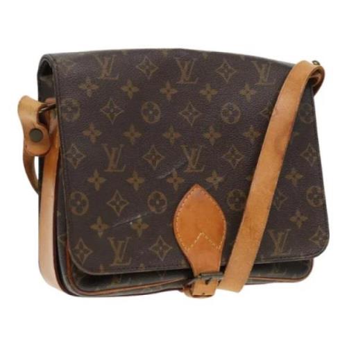 Pre-owned Canvas louis-vuitton-bags Louis Vuitton Vintage , Brown , Da...