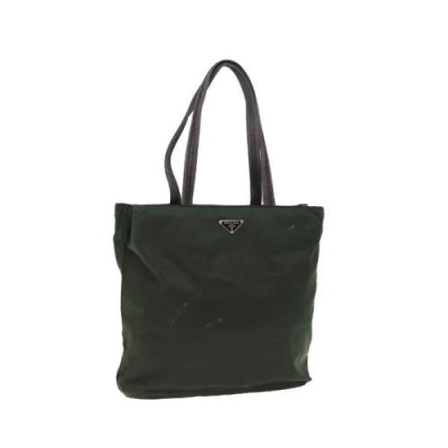 Pre-owned Nylon prada-bags Prada Vintage , Green , Dames