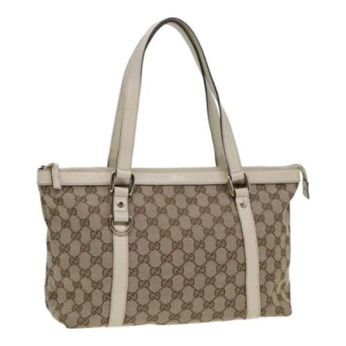 Pre-owned Canvas gucci-bags Gucci Vintage , Brown , Dames