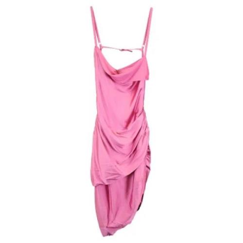 Pre-owned Fabric dresses Jacquemus Pre-owned , Pink , Dames