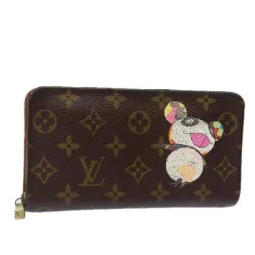 Pre-owned Canvas wallets Louis Vuitton Vintage , Brown , Dames