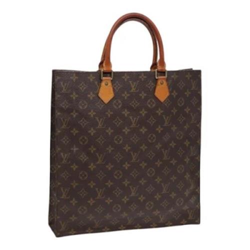 Pre-owned Canvas handbags Louis Vuitton Vintage , Brown , Dames