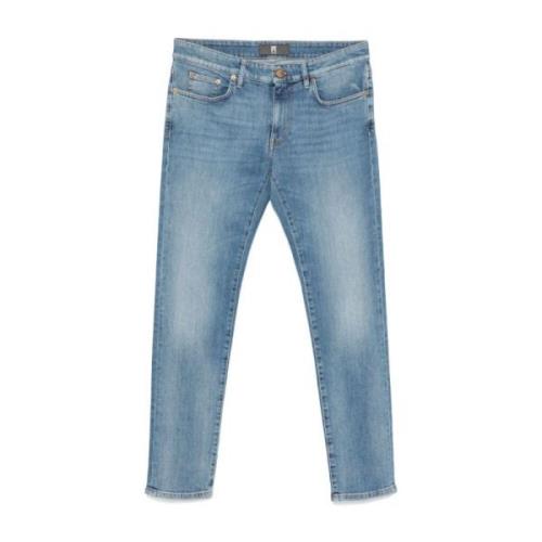 Denim Jeans voor Heren PT Torino , Blue , Heren