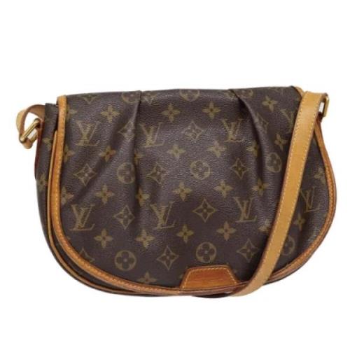 Pre-owned Canvas louis-vuitton-bags Louis Vuitton Vintage , Brown , Da...