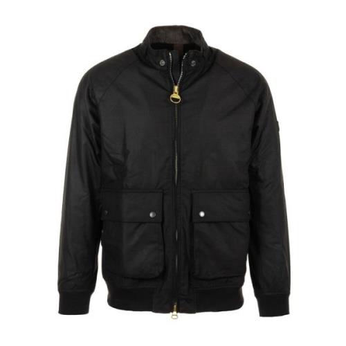 Zwarte Craggan Wax Jas Barbour , Black , Heren