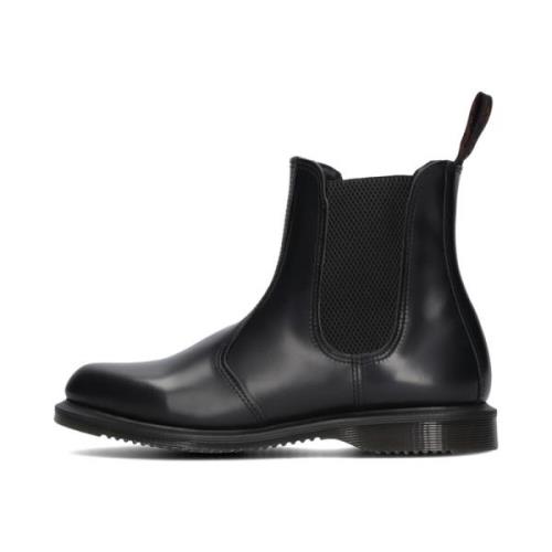 Klassieke Chelsea Boots Flora Zwart Leer Dr. Martens , Black , Dames