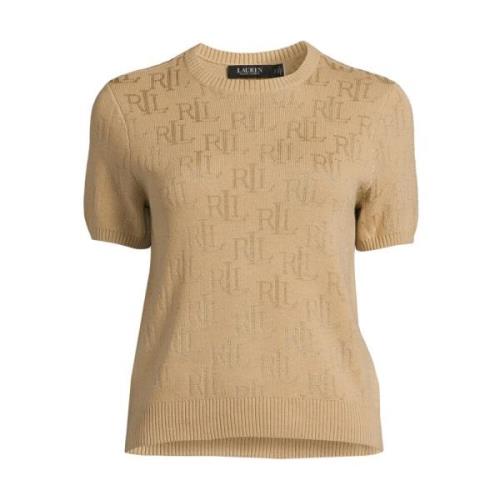 Jamyzah Korte Mouw Pullover Ralph Lauren , Brown , Dames